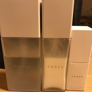 スリー(THREE)の【3点セット】THREE  化粧水 乳液 美容液 白石麻衣 美白 スリー(化粧水/ローション)