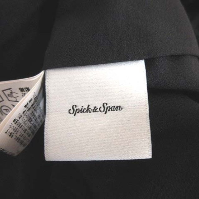 Spick & Span(スピックアンドスパン)のスピック&スパン フレアスカート ロング ドット 36 黒 ブラック レディースのスカート(ロングスカート)の商品写真