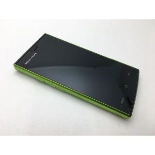 シャープ(SHARP)のsoftbank AQUOS PHONE 103SH グリーン◆美品◆391(スマートフォン本体)