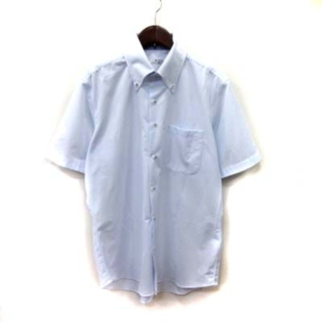 格安販売中 半袖 ストライプ ボタンダウン ドレスシャツ クラシコテーパード - other L 白 青 シャツ