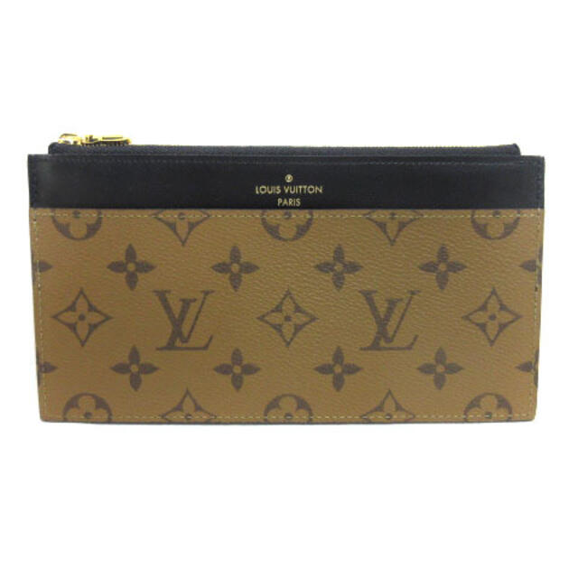 LOUIS VUITTON(ルイヴィトン)のルイヴィトン M80390 スリムパース モノグラムリバース 長財布 ウォレット メンズのファッション小物(長財布)の商品写真