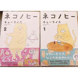 カドカワショテン(角川書店)のしぃちゃん様専用　ネコノヒー2巻♪キューライス(4コマ漫画)