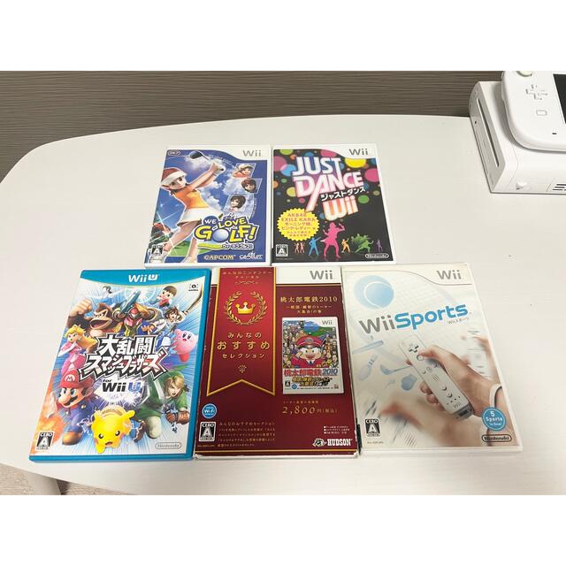 nintendo WIIU 本体セット+ソフト6点付き 2