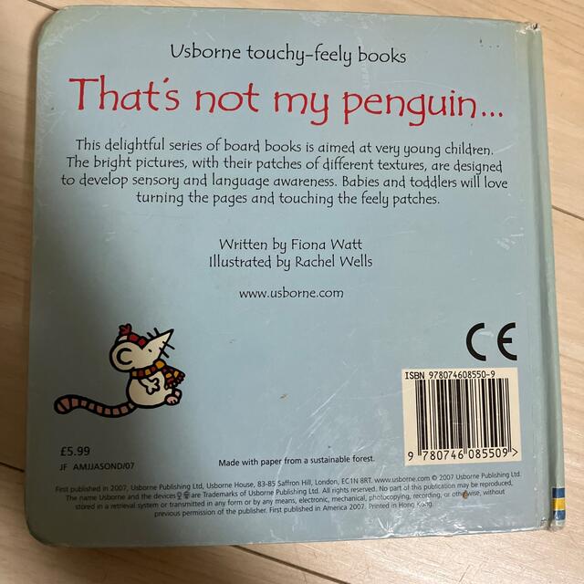 that's not my penguin エンタメ/ホビーの本(絵本/児童書)の商品写真