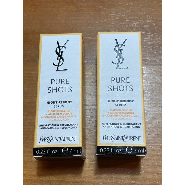 Yves Saint Laurent Beaute(イヴサンローランボーテ)のイヴ・サンローラン ピュアショット ナイトセラム 7ml  2本セット コスメ/美容のスキンケア/基礎化粧品(美容液)の商品写真