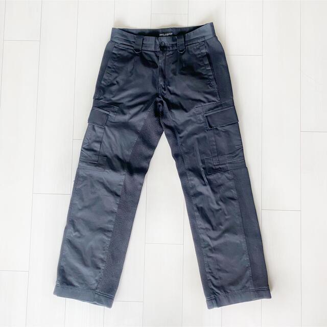 DOLCE&GABBANA ドルガバ ズボン カーゴパンツ 46 黒 美品 noxcapital.de