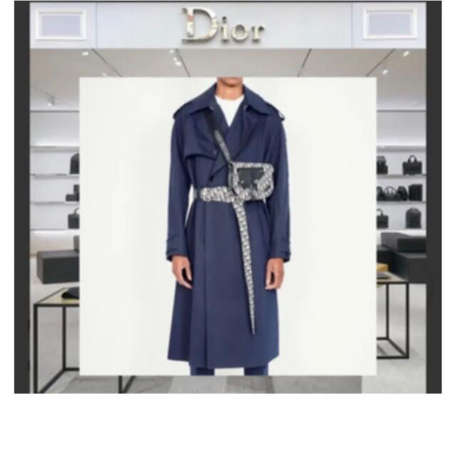 オブリーク柄コート　DIOR