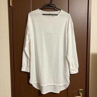 シマムラ(しまむら)のしまむら　長袖　ロング丈　Tシャツ　Lサイズ(Tシャツ(長袖/七分))