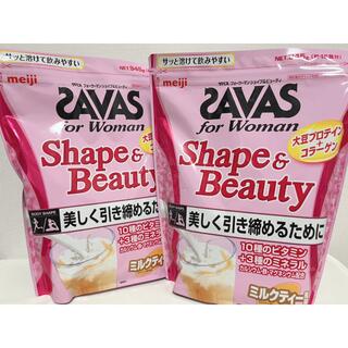 ザバス(SAVAS)のザバス　フォー　ウーマン　ミルクティー　風味　2袋セット(ダイエット食品)