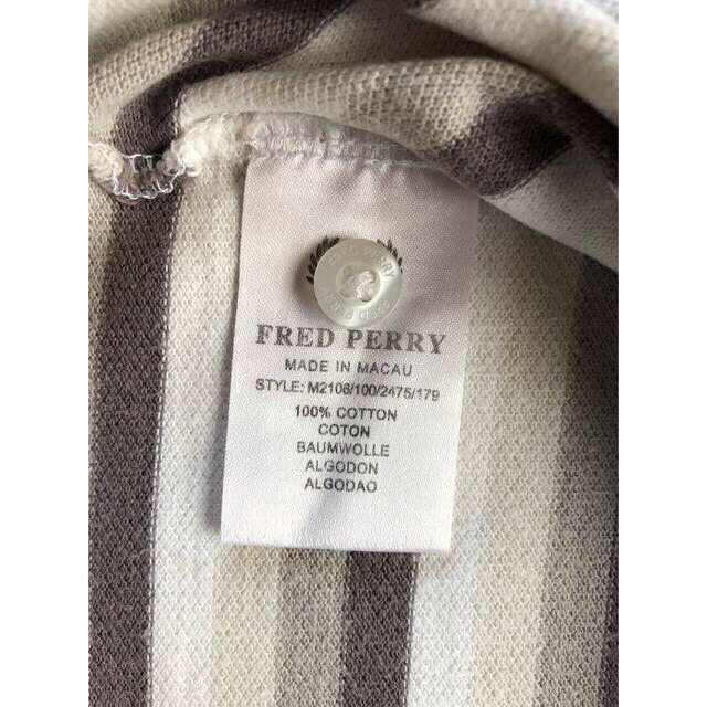 FRED PERRY(フレッドペリー)の【FRED PERRY 80s】ポロシャツ　ボーダー　マカオ製 メンズのトップス(ポロシャツ)の商品写真