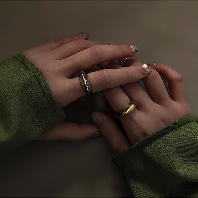 Ameri VINTAGE(アメリヴィンテージ)のRound shape ring gold No.819 レディースのアクセサリー(リング(指輪))の商品写真