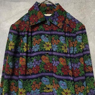 アメリヴィンテージ(Ameri VINTAGE)のvintage レトロ ヴィンテージ 花柄 ワンピース (ロングワンピース/マキシワンピース)