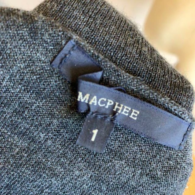 MACPHEE(マカフィー)のマカフィー MACPHEE ノースリーブ ニット グレー レディースのトップス(ニット/セーター)の商品写真