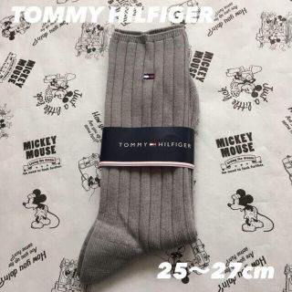 トミーヒルフィガー(TOMMY HILFIGER)の【kei915様 専用】TOMMY HILFIGER 靴下グレー約25〜27cm(ソックス)