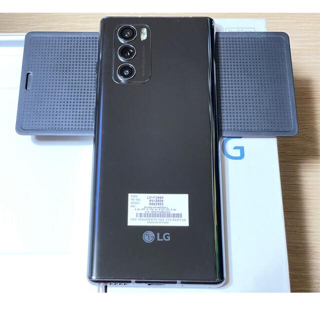 【箱、付属品付き】LG Wing 8+128GB ブラック