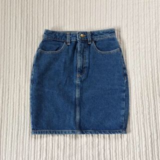 アメリカンアパレル(American Apparel)のAmerican Apparel ハイウエストデニムスカート size XS(ミニスカート)