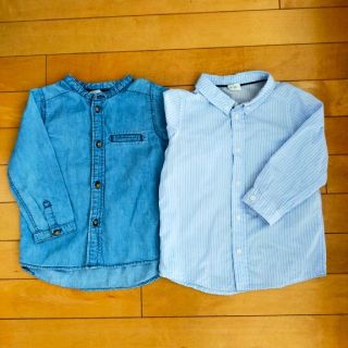 エイチアンドエム(H&M)のエイチアンドエム　シャツ　2枚セット(ブラウス)