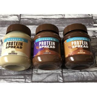 マイプロテイン(MYPROTEIN)のマイプロテイン　スプレッド　3個　ミルクチョコ　ホワイトチョコ　ヘーゼルナッツ(プロテイン)