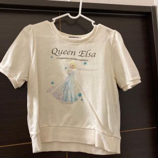 アナトユキノジョオウ(アナと雪の女王)のTシャツ　レディース　earhmusic&ecology ディズニー　エルサ(Tシャツ(半袖/袖なし))