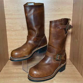 ★定番★チペワ　エンジニアブーツ　91066 TAN 5E 23cm