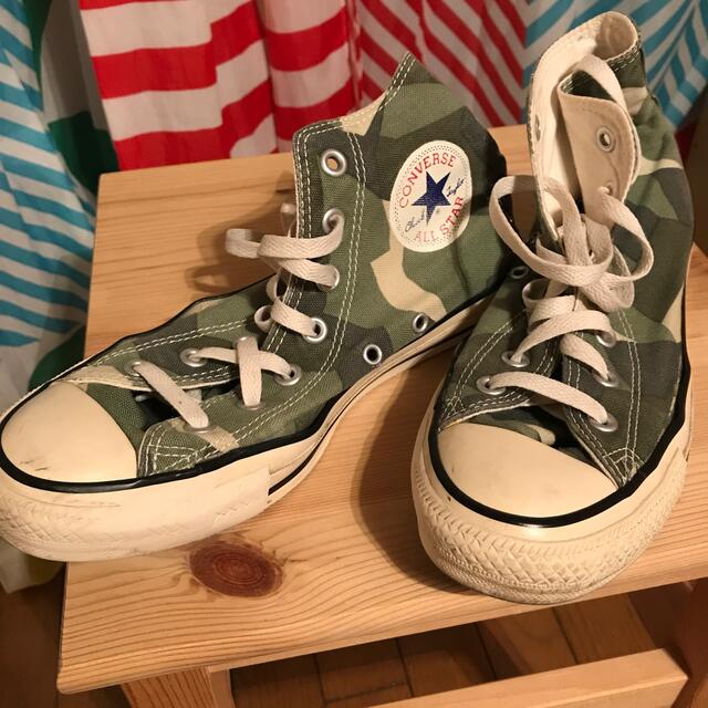 CONVERSE(コンバース)のconverse ★Hi★ノルディクカモフラ最終お値下げです レディースの靴/シューズ(スニーカー)の商品写真