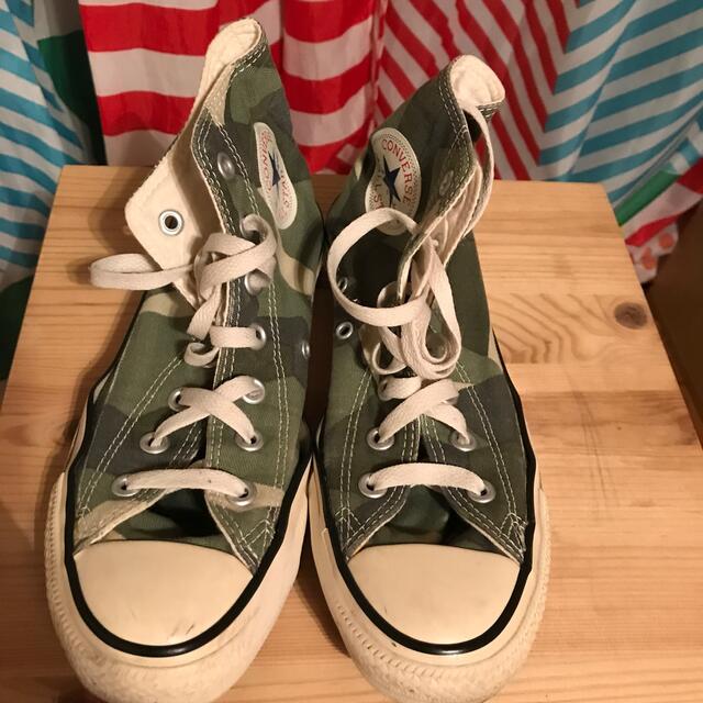 CONVERSE(コンバース)のconverse ★Hi★ノルディクカモフラ最終お値下げです レディースの靴/シューズ(スニーカー)の商品写真