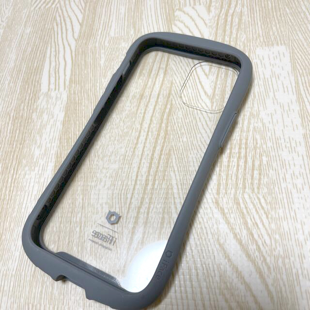 iPhone(アイフォーン)の【美品】iface iPhone12 mini グレー スマホ/家電/カメラのスマホアクセサリー(モバイルケース/カバー)の商品写真