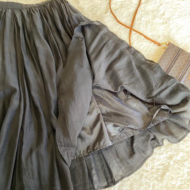 URBAN RESEARCH(アーバンリサーチ)のアーバンリサーチ　フレアスカート　ブラック　黒　サニーレーベル レディースのスカート(ロングスカート)の商品写真