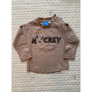 ベベ(BeBe)の【1度のみ着用】べべ SLAP SLIP ディズニー ミッキーロンT80(Ｔシャツ)