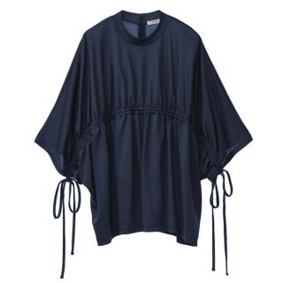 クラネ(CLANE)の【新品】CLANEクラネ /SHIRRING CUT TOPS(カットソー(長袖/七分))