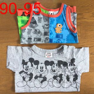 エフオーキッズ(F.O.KIDS)のF.Oインターナショナル★ディズニー2点セット★90cm(Tシャツ/カットソー)