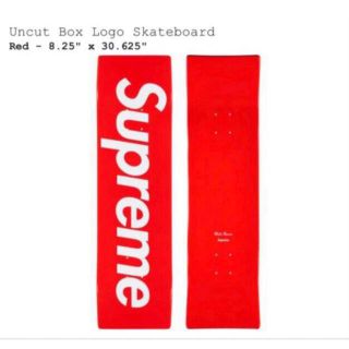 シュプリーム(Supreme)のsupreme uncut box logo skateboard(スケートボード)