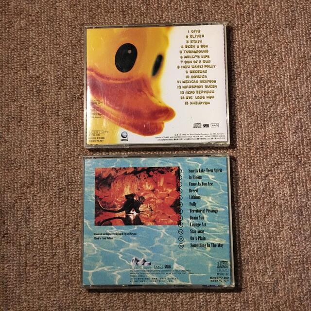 【NIRVANA】ニルヴァーナ アルバム2枚セット CD 国内盤 【NIRVANA】ニルヴァーナ アルバム2枚セット CD 国内盤
