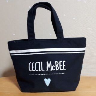 セシルマクビー(CECIL McBEE)のセシルマクビー　ランチ　トートバッグ　紺(トートバッグ)