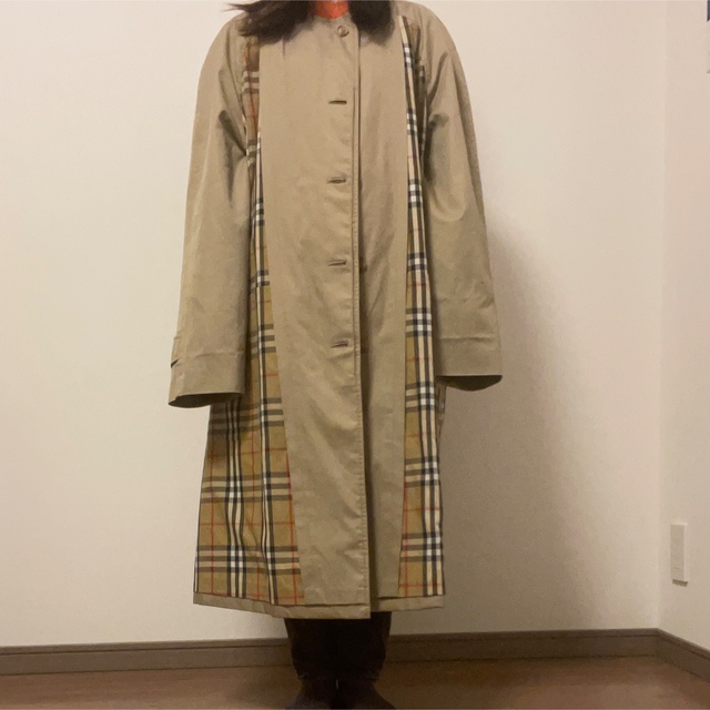 preloved リメイクバーバリー トレンチノーカラーコート Shinzone-