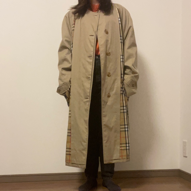 Shinzone(シンゾーン)のちゃそ様🧥preloved リメイクバーバリーコート レディースのジャケット/アウター(ロングコート)の商品写真