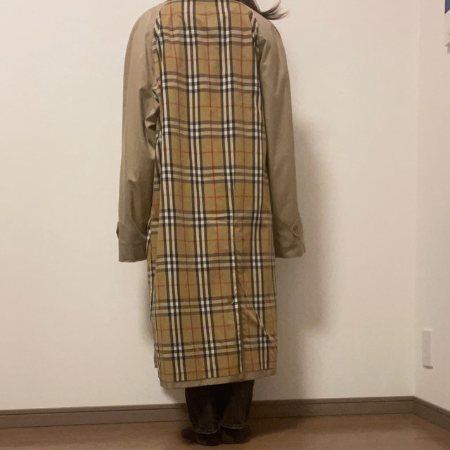 Shinzone(シンゾーン)のちゃそ様🧥preloved リメイクバーバリーコート レディースのジャケット/アウター(ロングコート)の商品写真