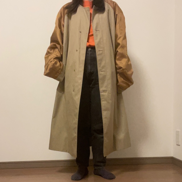 Shinzone(シンゾーン)のちゃそ様🧥preloved リメイクバーバリーコート レディースのジャケット/アウター(ロングコート)の商品写真