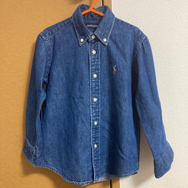 POLO RALPH LAUREN(ポロラルフローレン)のラルフローレン デニム長袖シャツ　110cm キッズ/ベビー/マタニティのキッズ服男の子用(90cm~)(Tシャツ/カットソー)の商品写真