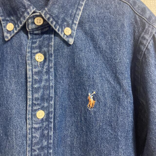 POLO RALPH LAUREN(ポロラルフローレン)のラルフローレン デニム長袖シャツ　110cm キッズ/ベビー/マタニティのキッズ服男の子用(90cm~)(Tシャツ/カットソー)の商品写真