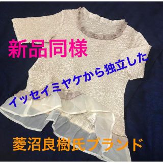 プリーツプリーズイッセイミヤケ(PLEATS PLEASE ISSEY MIYAKE)の新品同様❤️YOSHIKI HISHINUMAトップス　プリーツプリーズ好きの方(シャツ/ブラウス(半袖/袖なし))