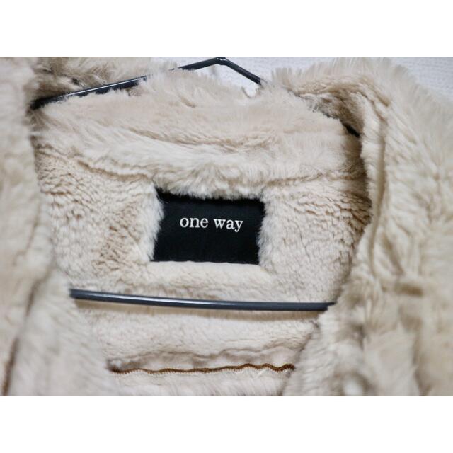 one*way(ワンウェイ)のone*way　ムートンコート レディースのジャケット/アウター(ムートンコート)の商品写真