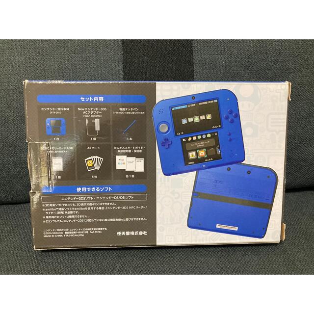 ニンテンドー2DS(ニンテンドー2DS)のニンテンドー2DS ブルー エンタメ/ホビーのゲームソフト/ゲーム機本体(携帯用ゲーム機本体)の商品写真