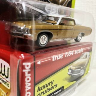 シボレー(Chevrolet)のAW/'70Chevyシボレー Impalaインパラ カスタムクーペ 1/64(ミニカー)