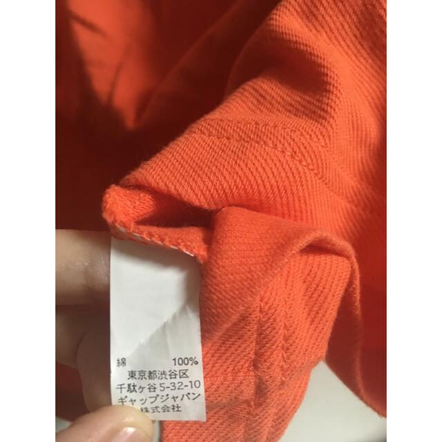 UNIQLO(ユニクロ)のTシャツ　半袖　カットソー　ユニクロ　オレンジ　L メンズのトップス(Tシャツ/カットソー(半袖/袖なし))の商品写真