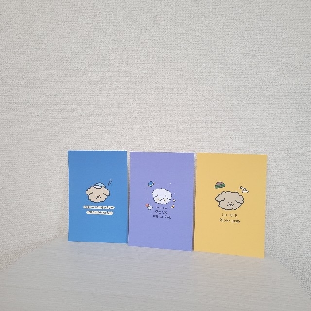 ポストカード　韓国 ハンドメイドのインテリア/家具(インテリア雑貨)の商品写真