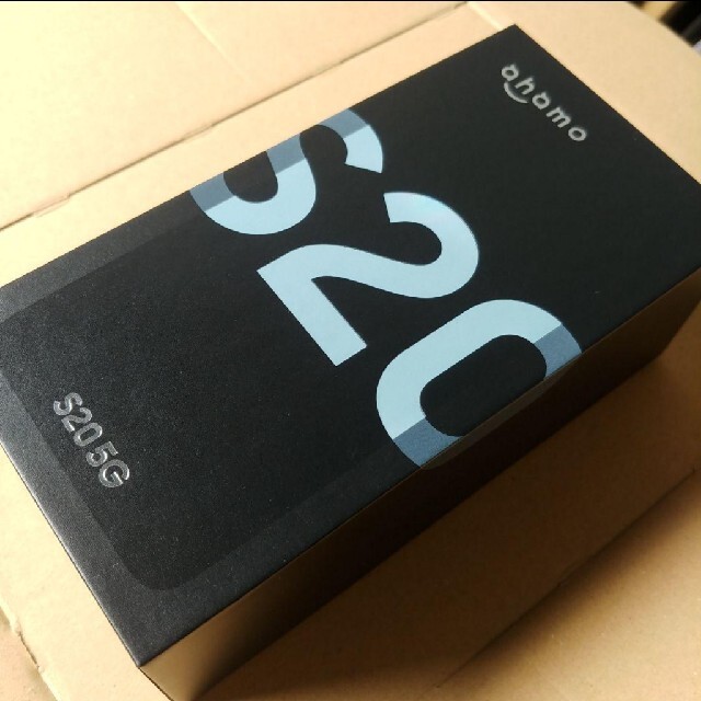 在庫有り・即納 Galaxy S20 5G クラウドブルー ドコモ版simフリー