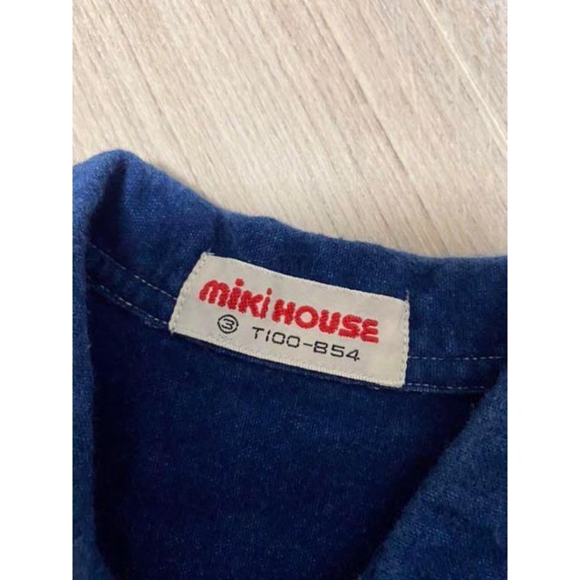 mikihouse(ミキハウス)の【最終値下げ】ミキハウス デニム ジャケット 100cm キッズ/ベビー/マタニティのキッズ/ベビー/マタニティ その他(その他)の商品写真