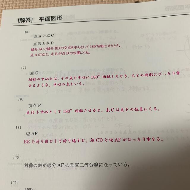 ★モモ様専用★スクールIE 中学1年　数学テキスト　生徒用、講師用2冊セット エンタメ/ホビーの本(語学/参考書)の商品写真