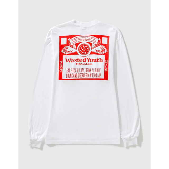 39tcrygdcWASTED YOUTH X PIZZA SLICE ロングスリーブTシャツ　L